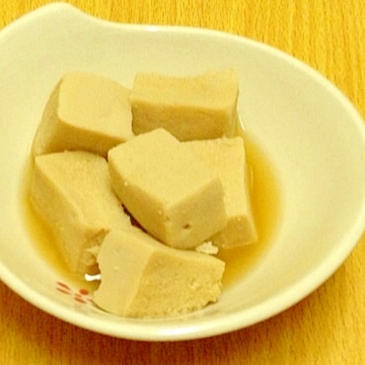 調味料2つだけ♪レンジで簡単高野豆腐煮☆